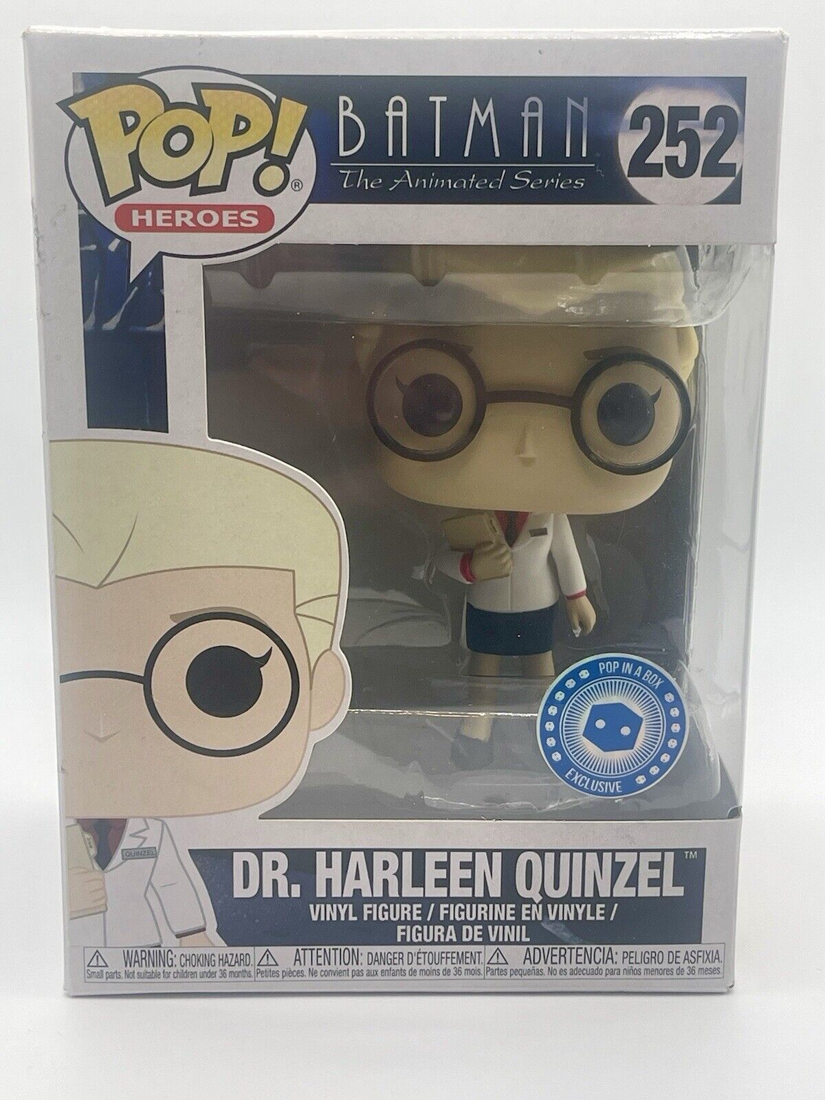 Funko Pop! Vinyl: DC Comics - Harleen Quinzel - Pop in a Box (PIB)...