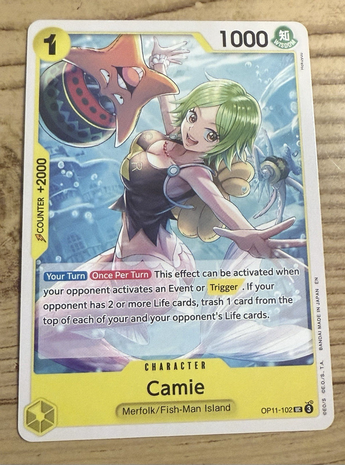 Camie OP11-102 A Fist of Divine Speed Regular