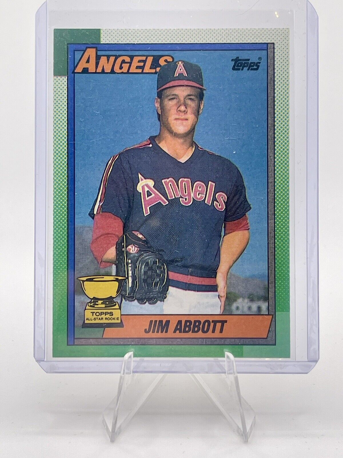 Jim Abbott 1990 Topps Rookie Card