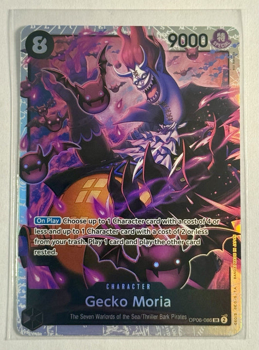 Gecko Moria (086) OP06-086 Wings of the Captain Foil