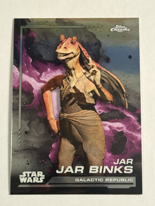 2024 Topps Chrome Star Wars Base - #127 Jar Jar Binks