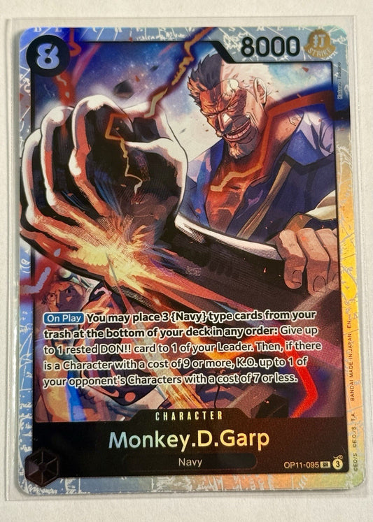 Monkey.D.Garp OP11-095 A Fist of Divine Speed Foil