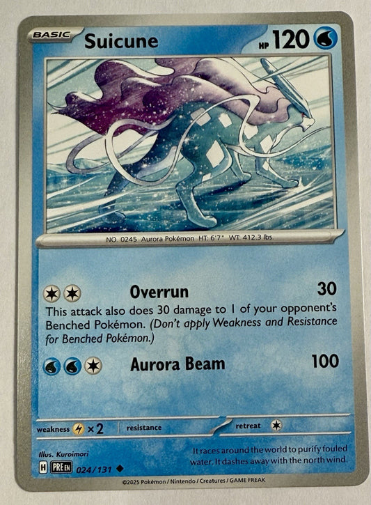 Suicune 024/131 Prismatic Evolutions Regular