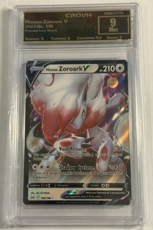 Hisuian Zoroark V 146/196 Swsh11: Lost Origin Holo