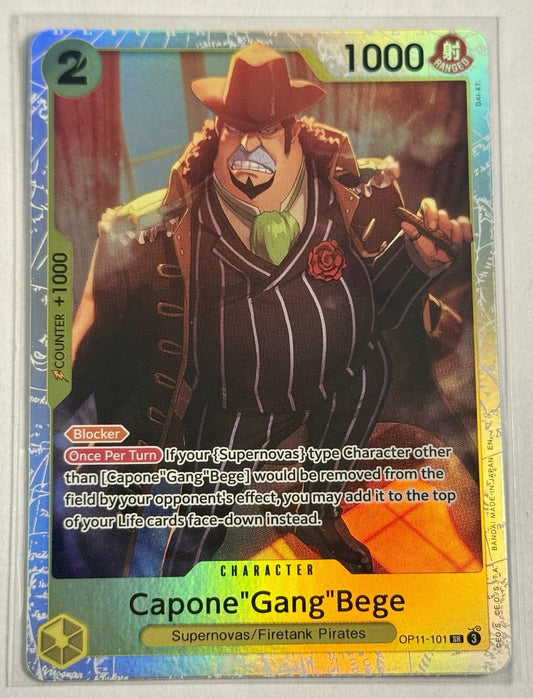 Capone"Gang"Bege (101) OP11-101 A Fist of Divine Speed Foil