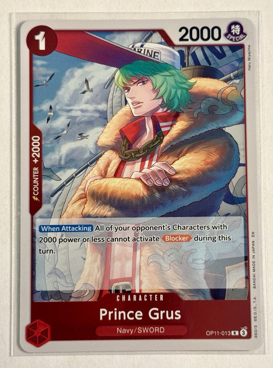 Prince Grus OP11-013 A Fist of Divine Speed Foil