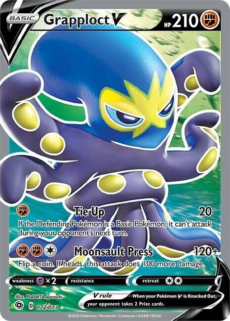 Grapploct V 072/073 Champions Path Full Art Ultra Rare Holo