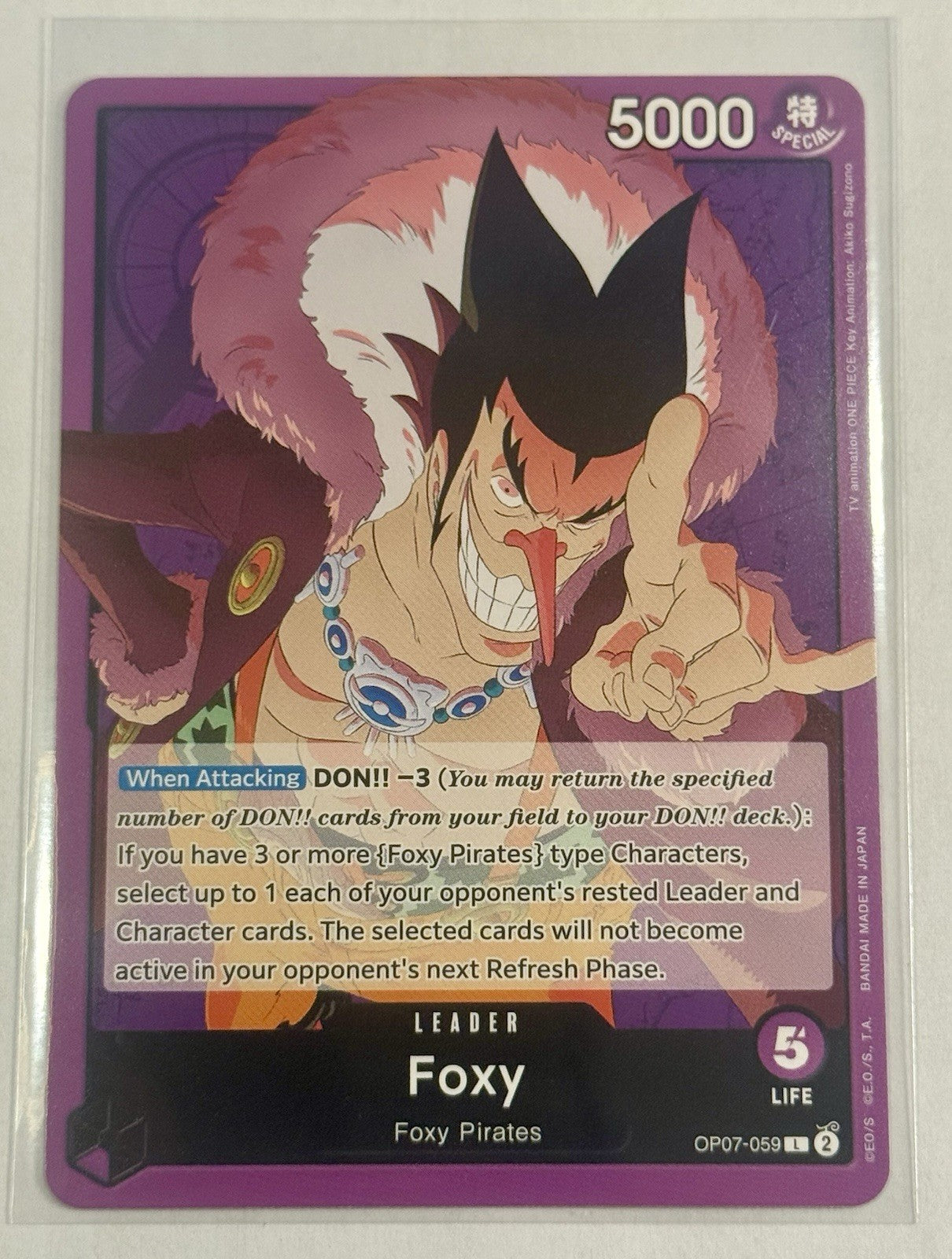 Foxy (059) OP07-059 500 Years in the Future Regular