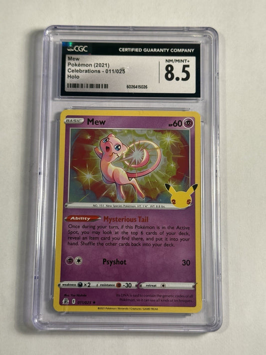 Mew 011/025 Celebrations Holo