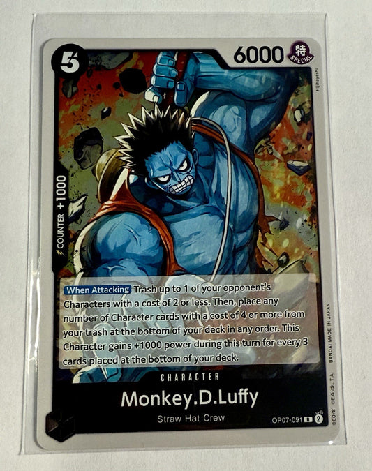 Monkey.D.Luffy (091) OP07-091 500 Years in the Future Foil
