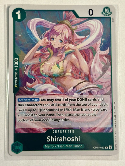 Shirahoshi (030) OP11-030 A Fist of Divine Speed Foil