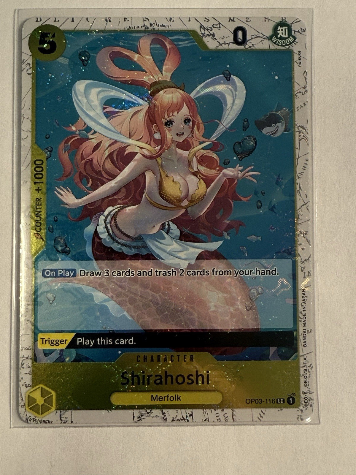 Shirahoshi (OP03-116) (Jolly Roger Foil) OP03-116 Premium Booster -The Best-...