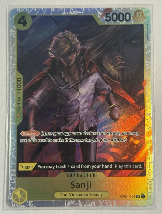 Sanji (104) OP04-104 Kingdoms of Intrigue Foil