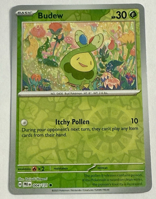 Budew 004/131 Prismatic Evolutions Reverse Holo