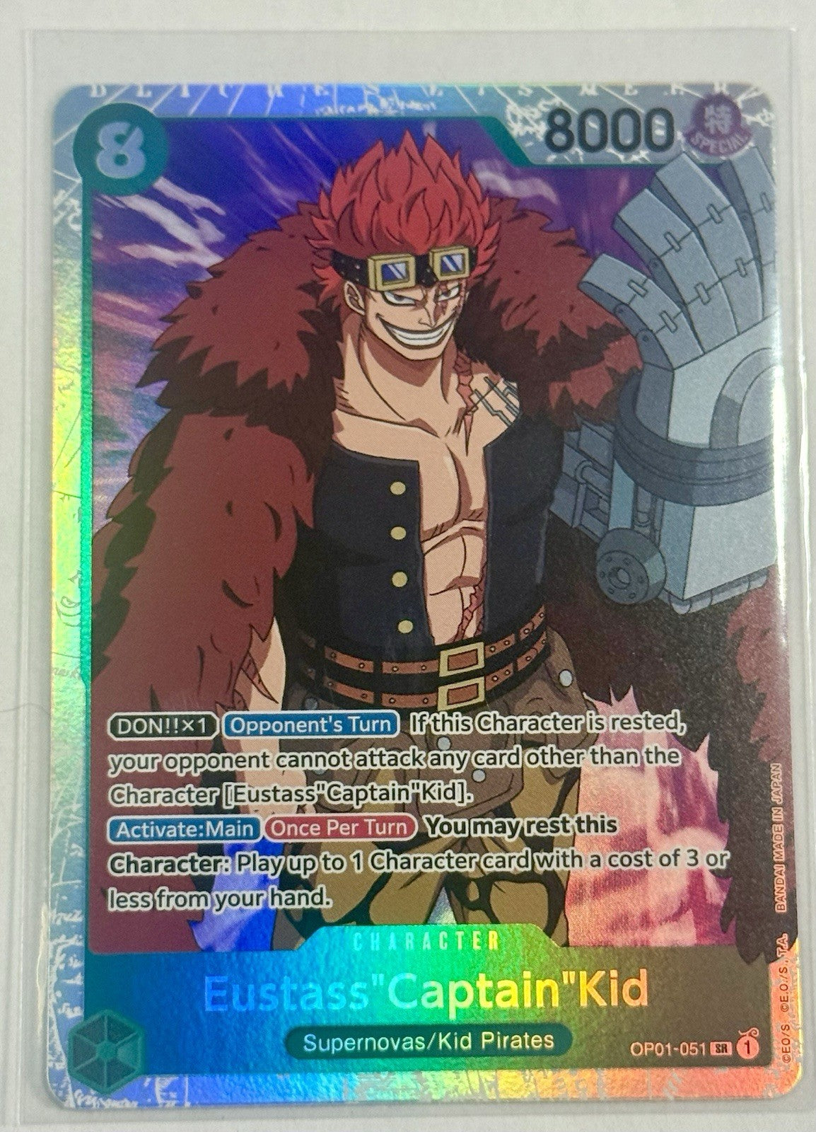 Eustass"Captain"Kid OP01-051 Romance Dawn Foil