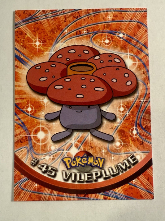 Vileplume #45 Pokémon 1999 Topps TV