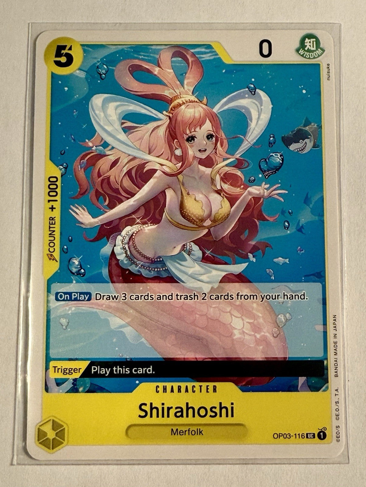 Shirahoshi (OP03-116) (Reprint) OP03-116 Premium Booster -The Best- Regular