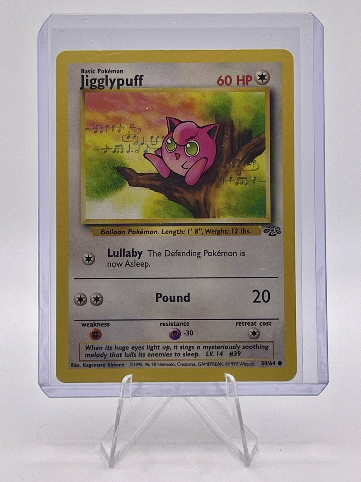 JIGGLYPUFF 54/64 NM-M Jungle Base Set