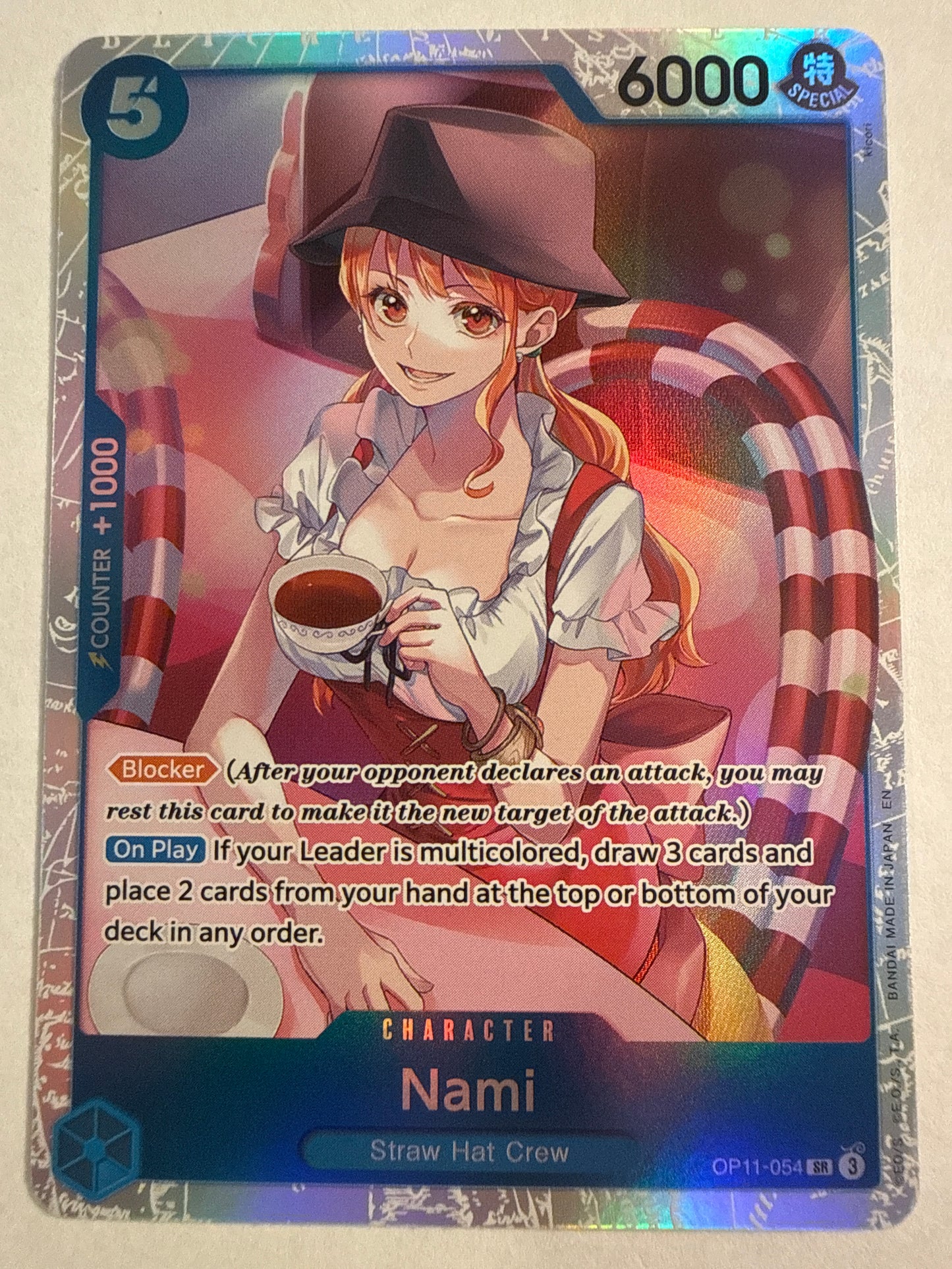 Nami OP11-054 SR (Super Rare) – One Piece Card Game