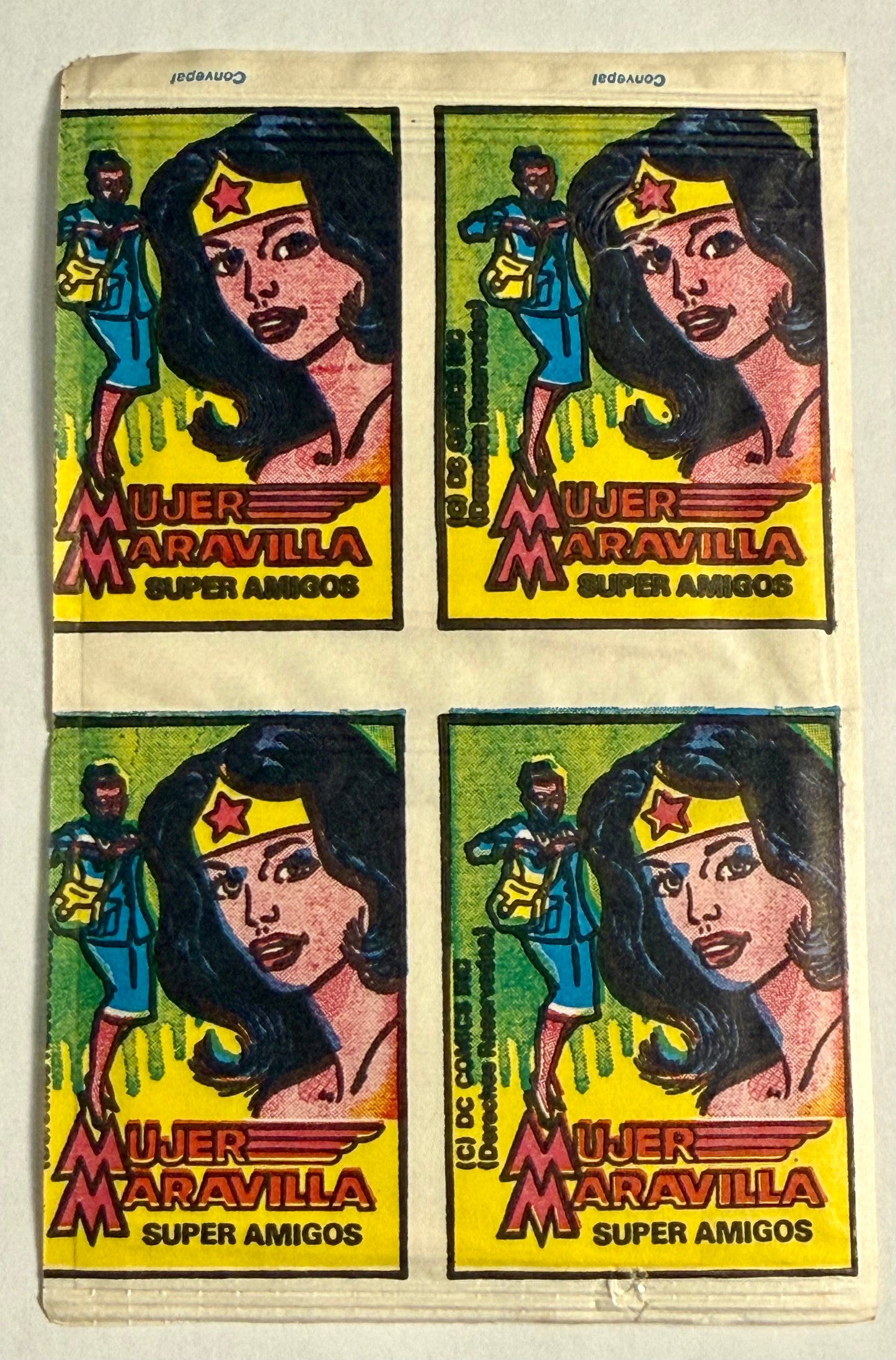 6-Pack Vintage Sticker Card Mystery Mega Bundle (Marvel, DC, Rambo & More)