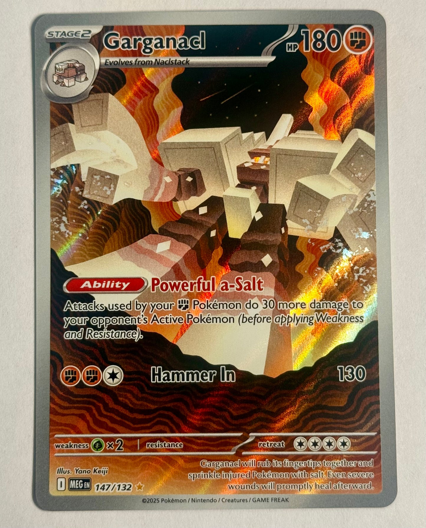 Garganacl 147/132 Pokémon TCG