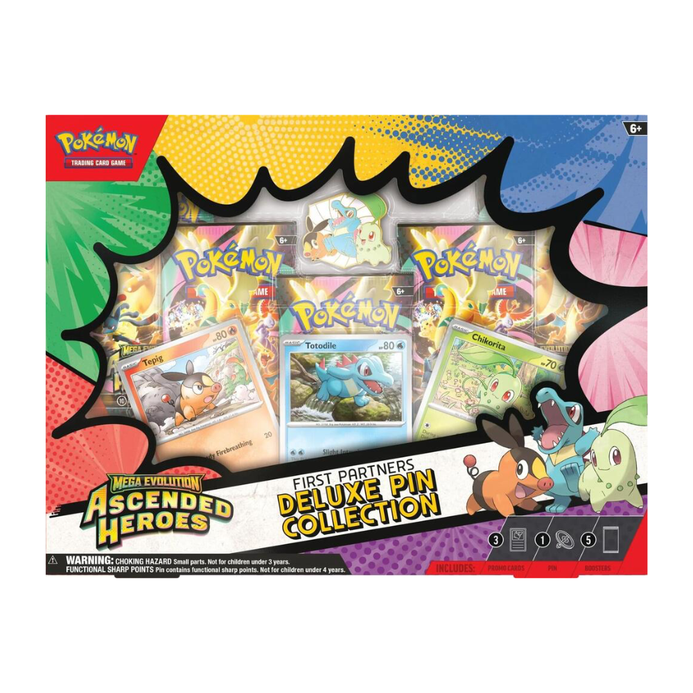 Pokémon TCG Ascended Heroes First Partners Deluxe Pin Collection (ASC)