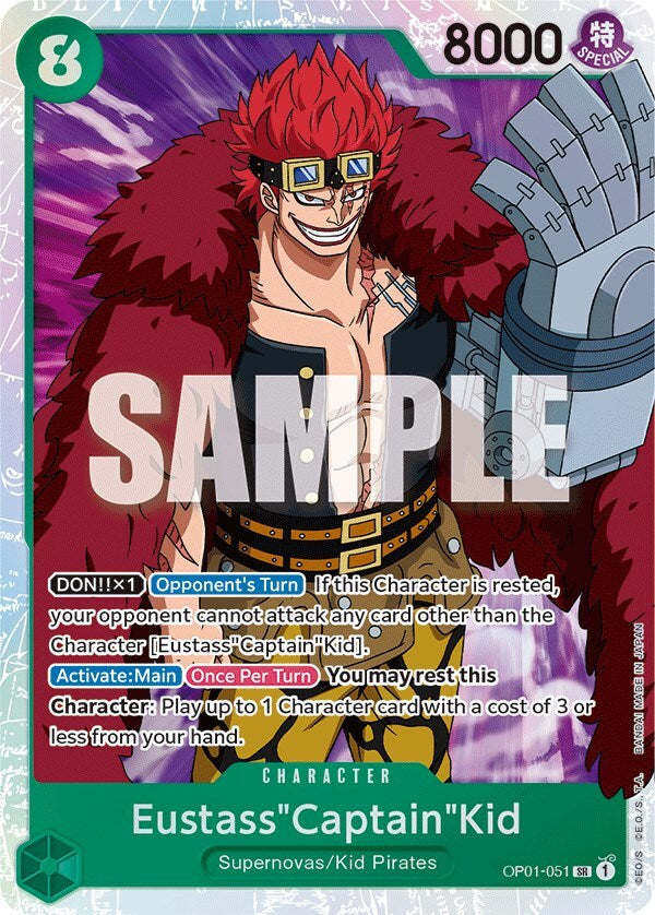Eustass"Captain"Kid OP01-051 Romance Dawn Foil