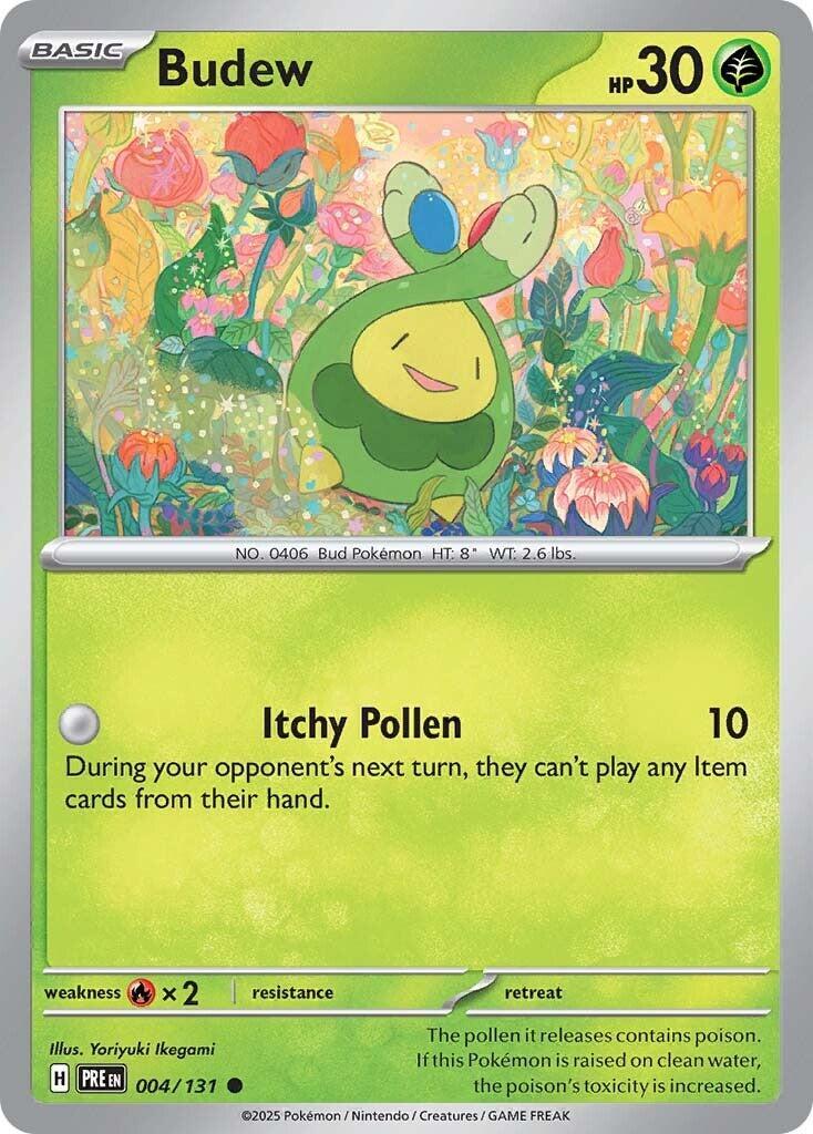 Budew 004/131 Prismatic Evolutions Reverse Holo