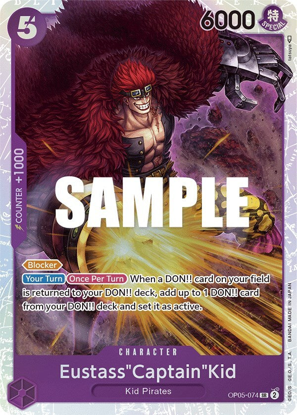 Eustass"Captain"Kid OP05-074 Awakening of the New Era Foil