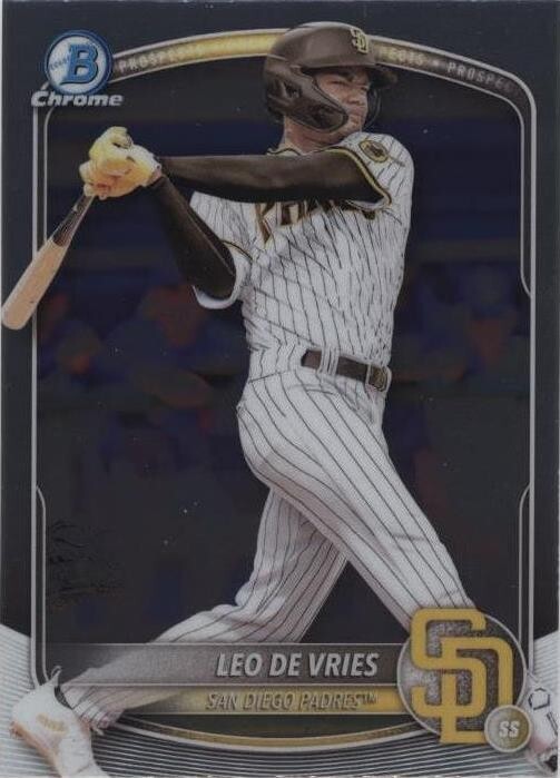 2025 Bowman - Chrome Prospects Leo De Vries #BCP-59 (RC)