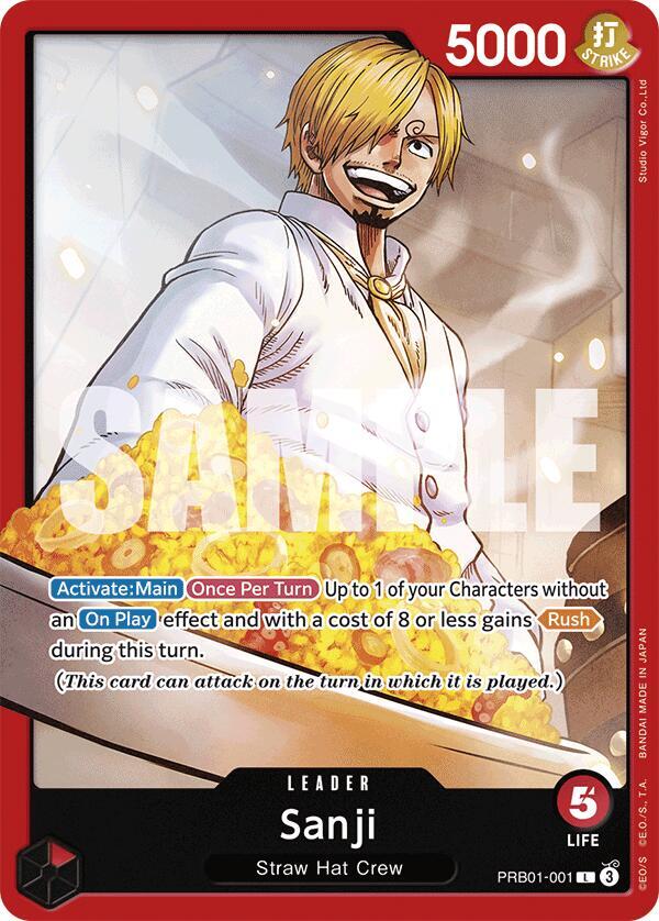 Sanji (PRB01-001) PRB01-001 Premium Booster -The Best- Regular