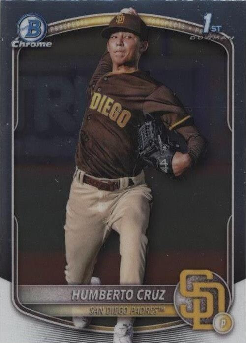 2025 Bowman - Chrome Prospects Humberto Cruz #BCP-96 (RC)