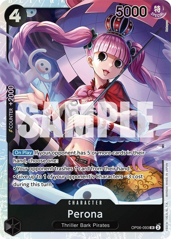 Perona (093) OP06-093 Wings of the Captain Foil